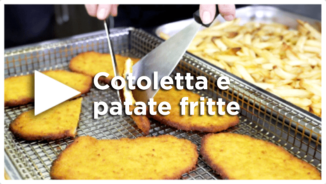 Cotoletta e patate fritte