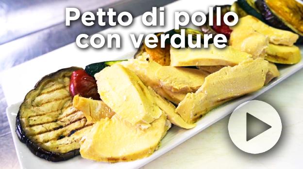 PETTO DI POLLO CON VERDURE