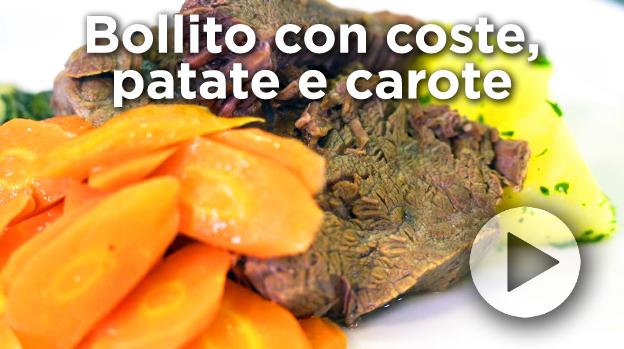 BOLLITO CON COSTE, PATATE E CAROTE