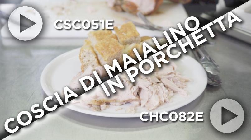 Coscia di maialino in porchetta