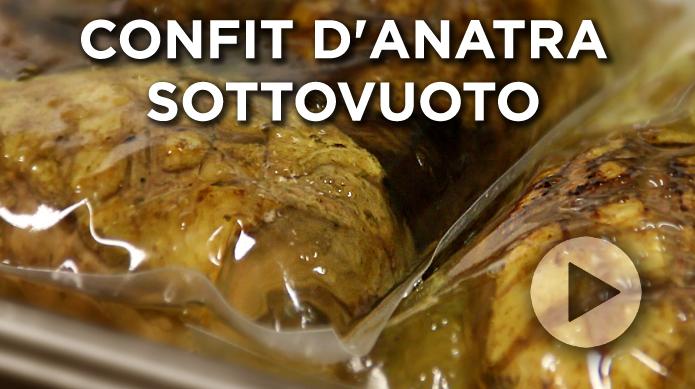 Confit d'anatra sottovuoto