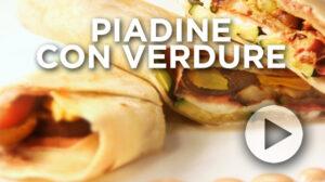 Piadine con verdure