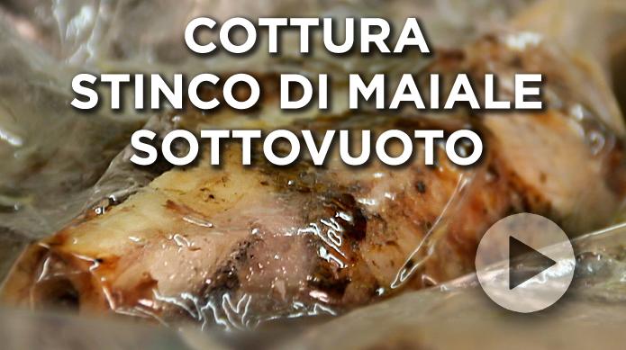 Cottura stinco di maiale sottovuoto