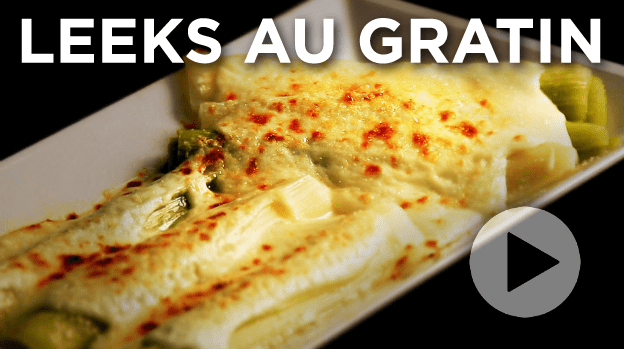 Leeks au gratin