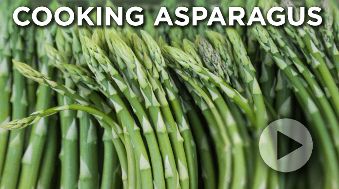 Cooking asparagus