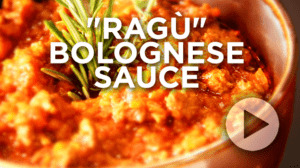 Ragù bolognese sauce
