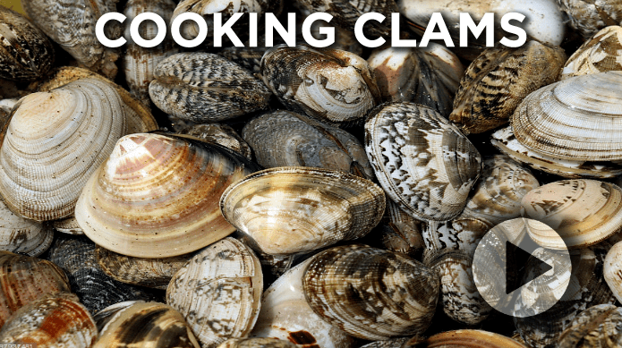 Cooking clams