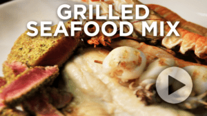 Grilled seafood mix