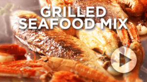 Grilled seafood mix